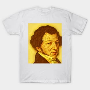 Gioachino Rossini Golden Portrait | Gioachino Rossini Artwork 8 T-Shirt